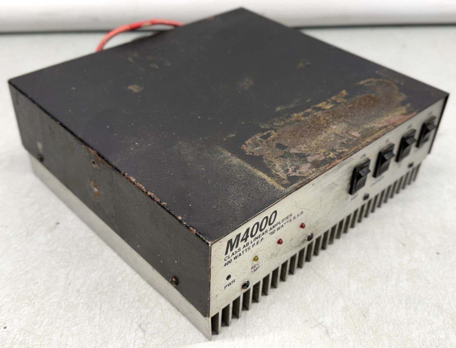 Vintage Messenger M4000 Class AB Linear Amplifier Mobile CB
