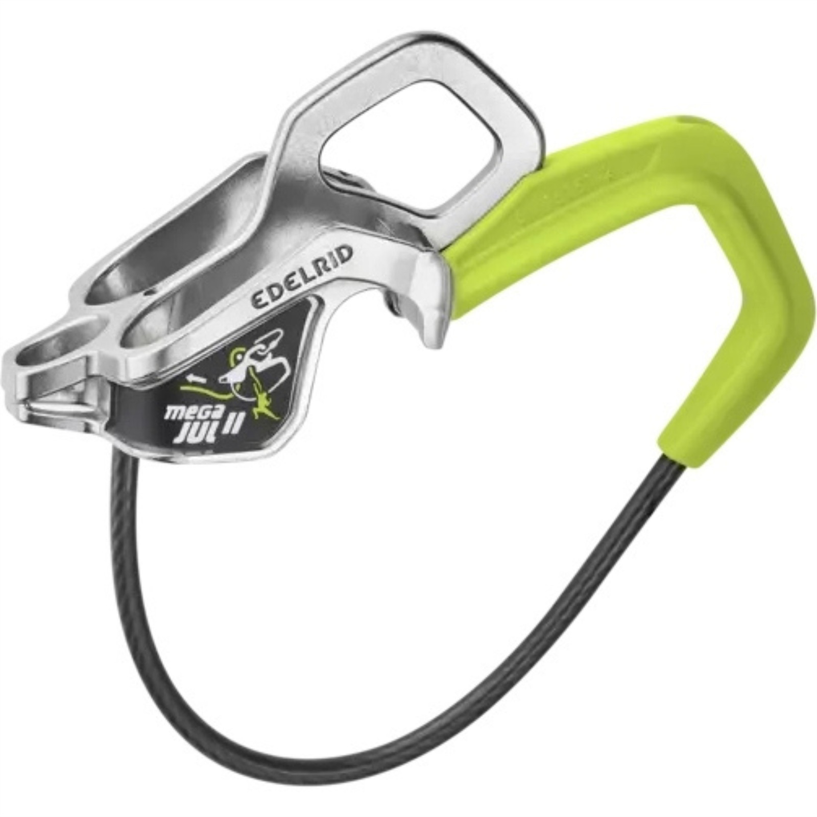 Edelrid Mega Jul Belay Device Auto Tube Assisted Braking Climbing Rappeling