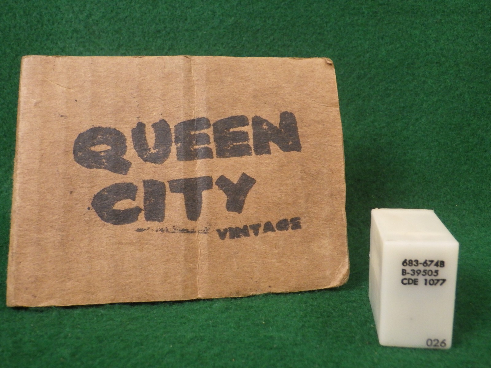 NOS Vintage Relay 683-674B CDE-1077,  Cornell Dubilier?  8 pin