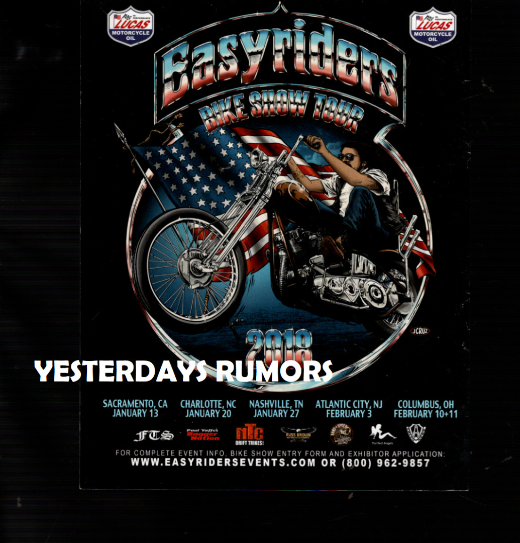 2018 Print Ad for Easyriders Bike Show 2018