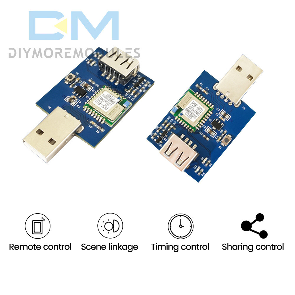 DC5V USB Smart 2.4G WIFI Wireless Timer Switch Relay Module App Remote Control