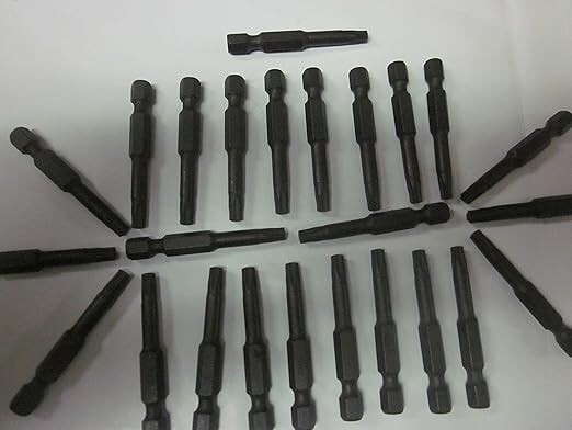 25 BOSCH 2" TORX HEAD T-25 IMPACT POWER SCREW BIT STAR CORDLESS DRILL GUN DRIVER