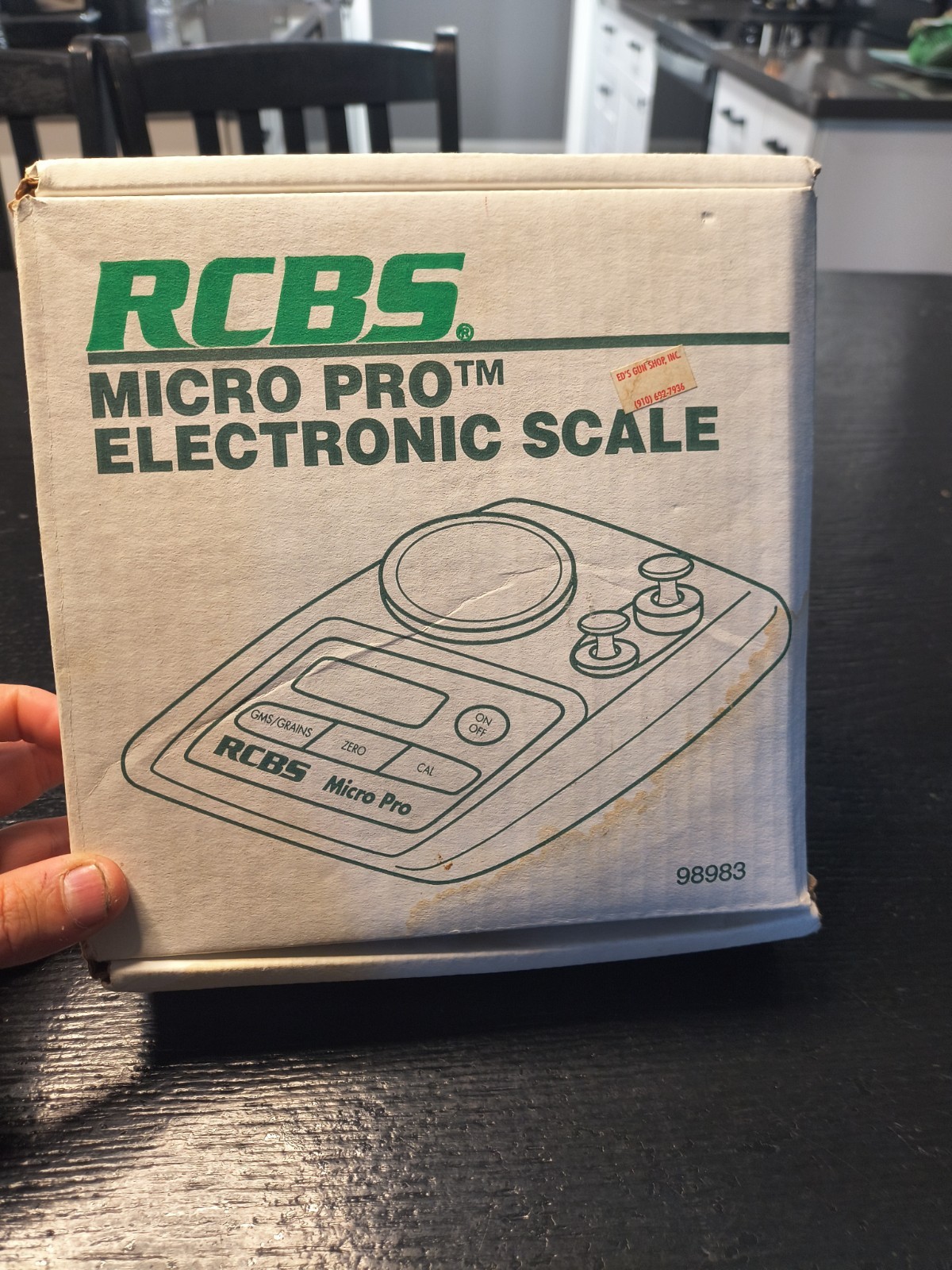 RCBS Partner Electronic Powder Scale 98998 w/ Pan & Weights OB Reloading