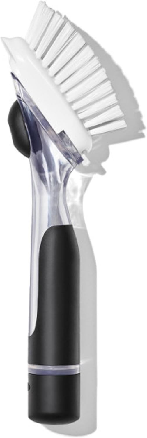 Good Grips Soap Dispensing Dish Scrub Brush, Cleaning Brush for Kitchen