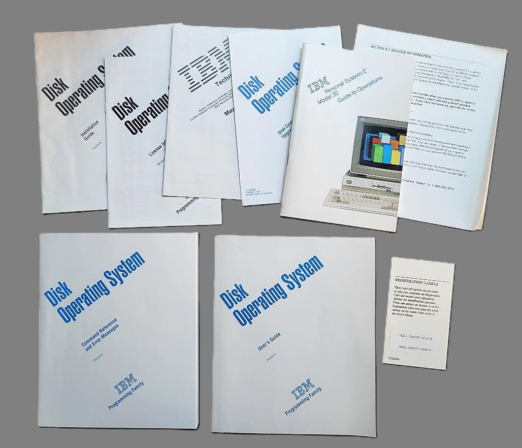IBM PC DOS Version 6.1 w. 3.5" Diskettes UPGRADE Edition 1993