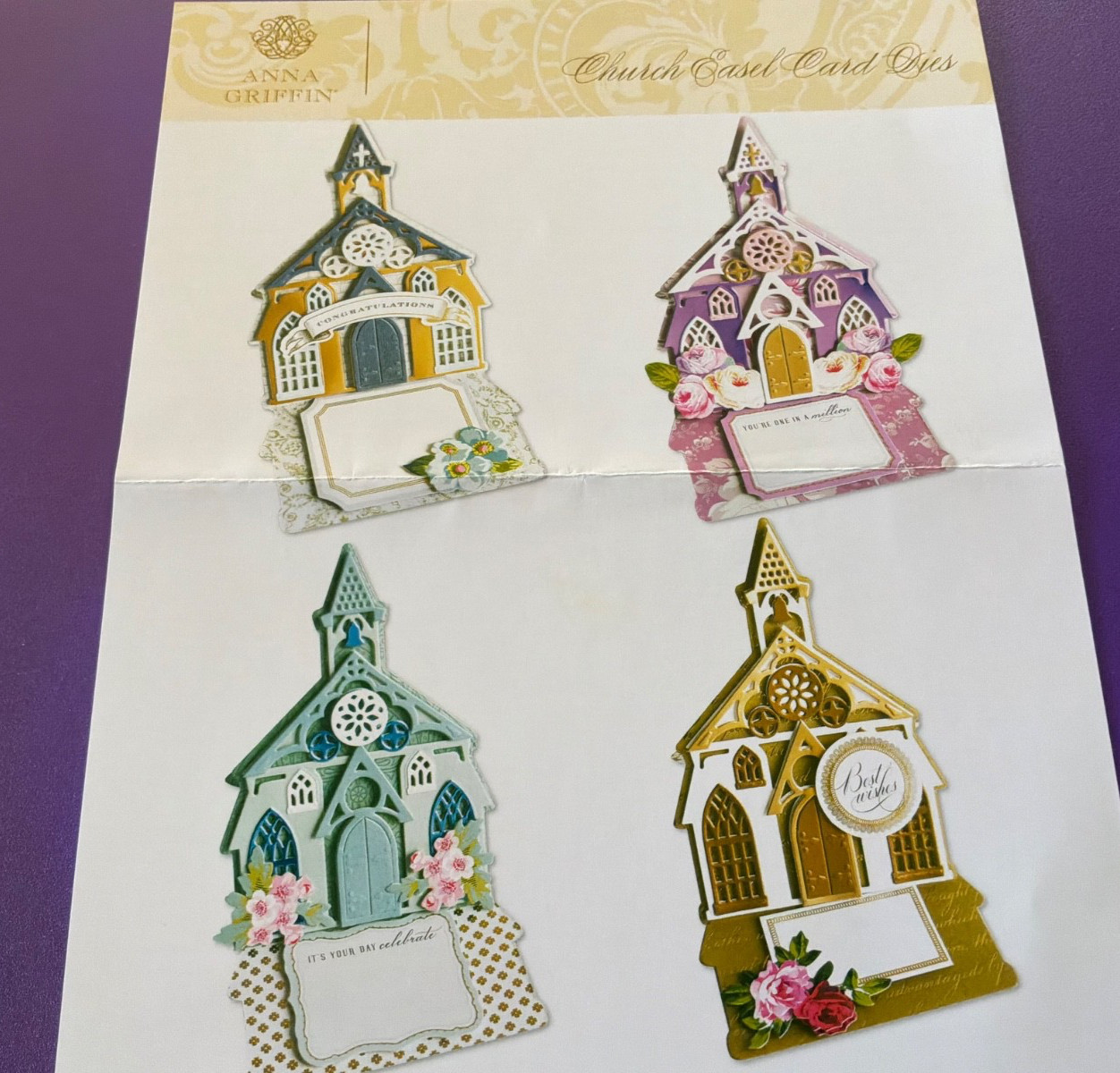 Anna Griffin Church Easel Card Dies