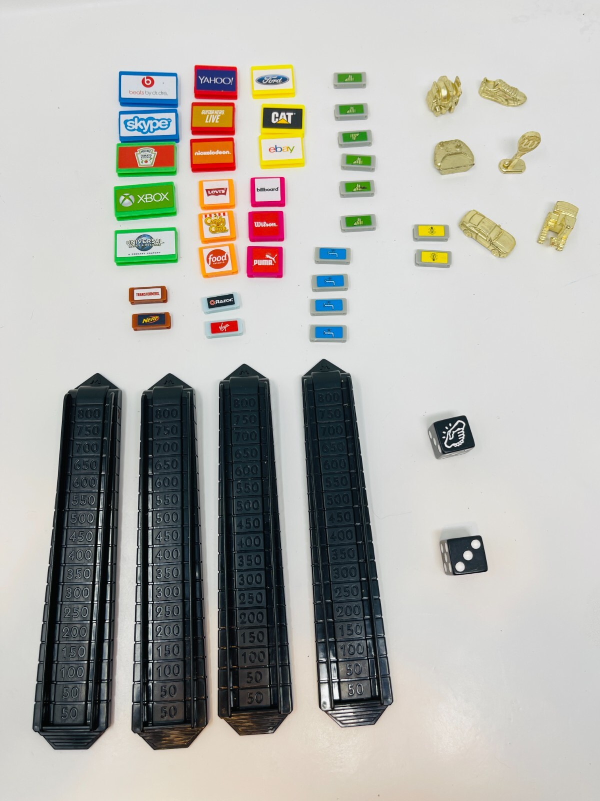 Monopoly Empire ***YOU PICK REPLACEMENT PARTS*** money cards towers dice tiles