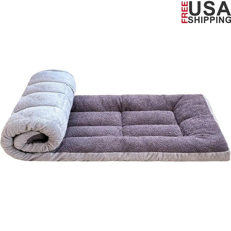 Extra Thick Camping Sleeping Pad Portable Travel Mat Soft Plush Design New