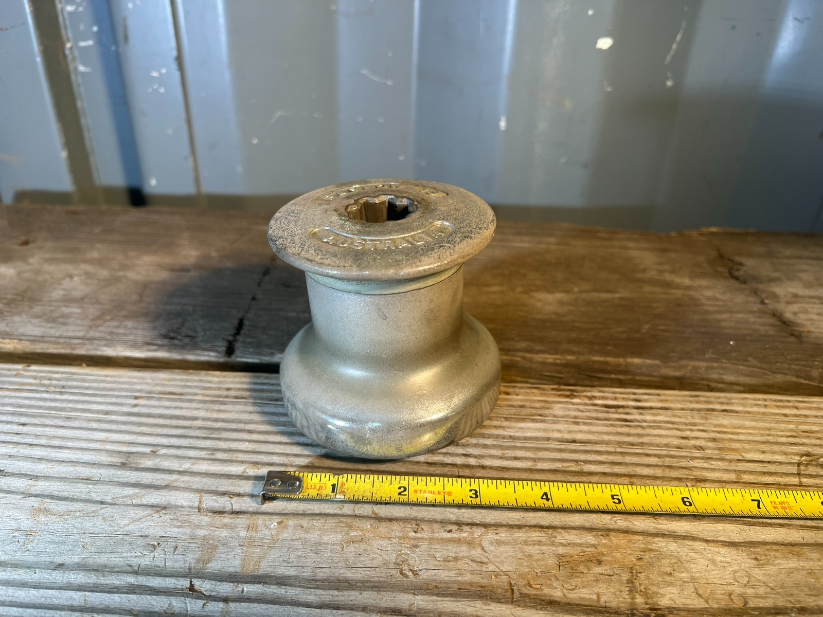Barlow 15 Single Speed Sailboat Winch Chrome Plated Bronze Made in Australia