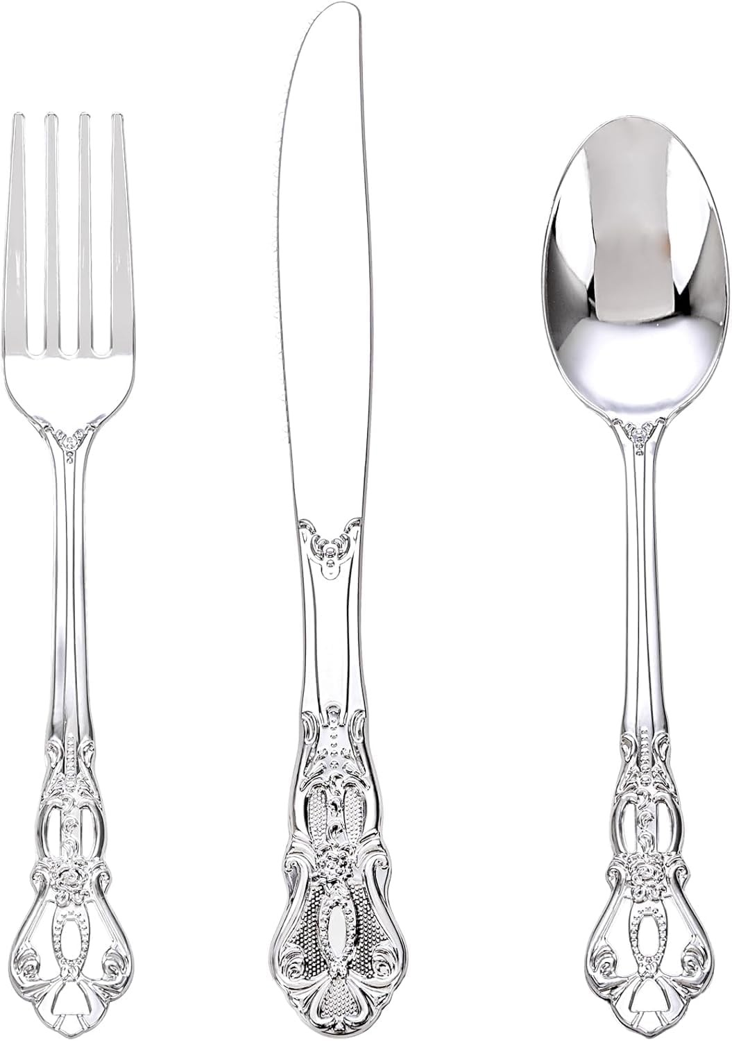 Sier Plastic Sierware - Heavy Duty Sier Disposable Cutley - Fancy