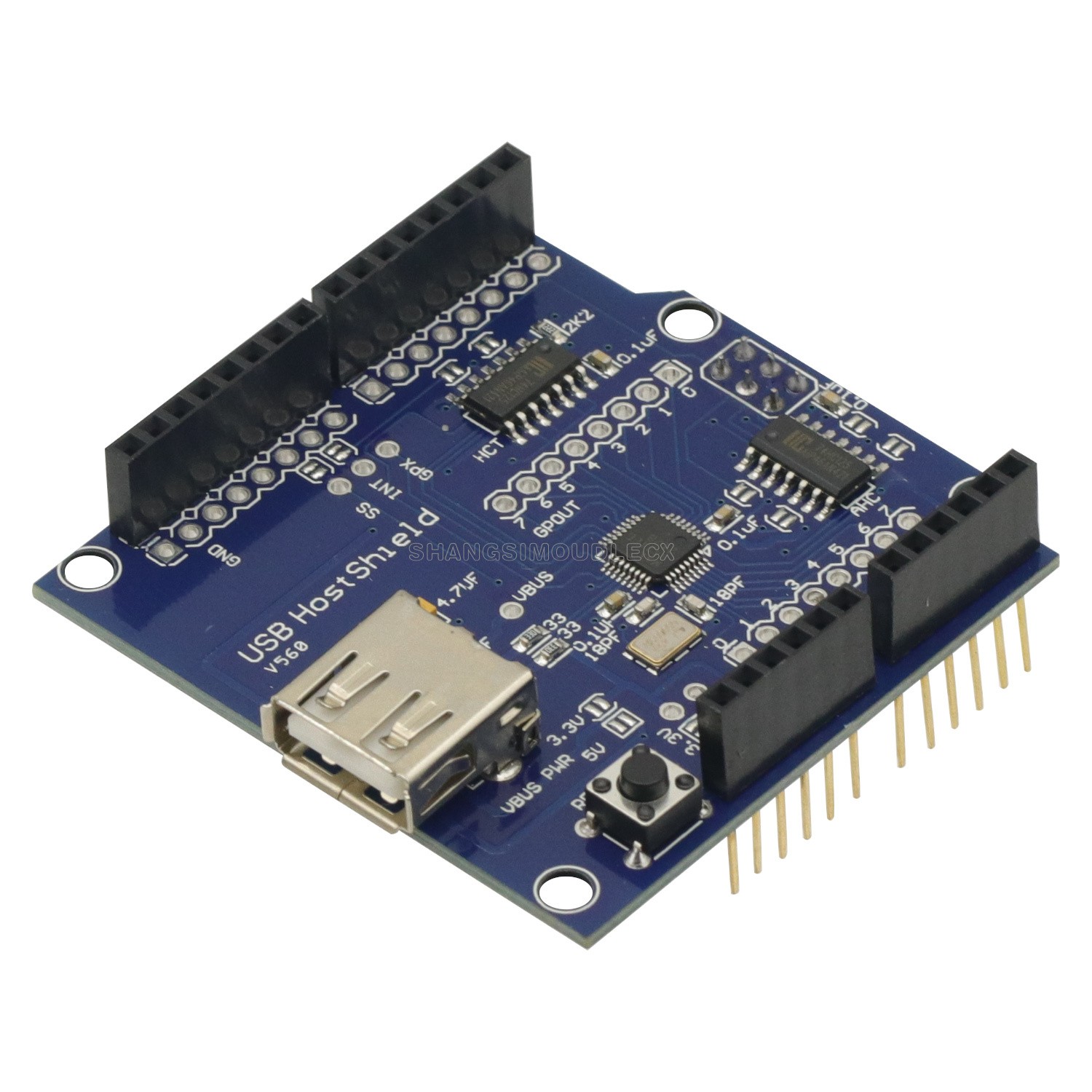 USB Host Shield Supporting Google Android ADK for Arduino Mega 2560 1280 12Mhz
