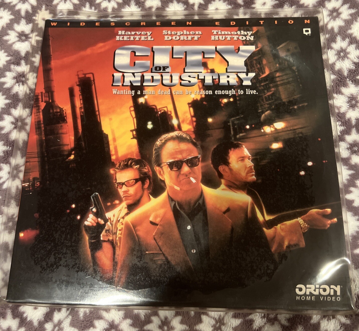 City of Industry Laser Disc, Harvey Keitel, Stephen Dorff, Timothy Hutton