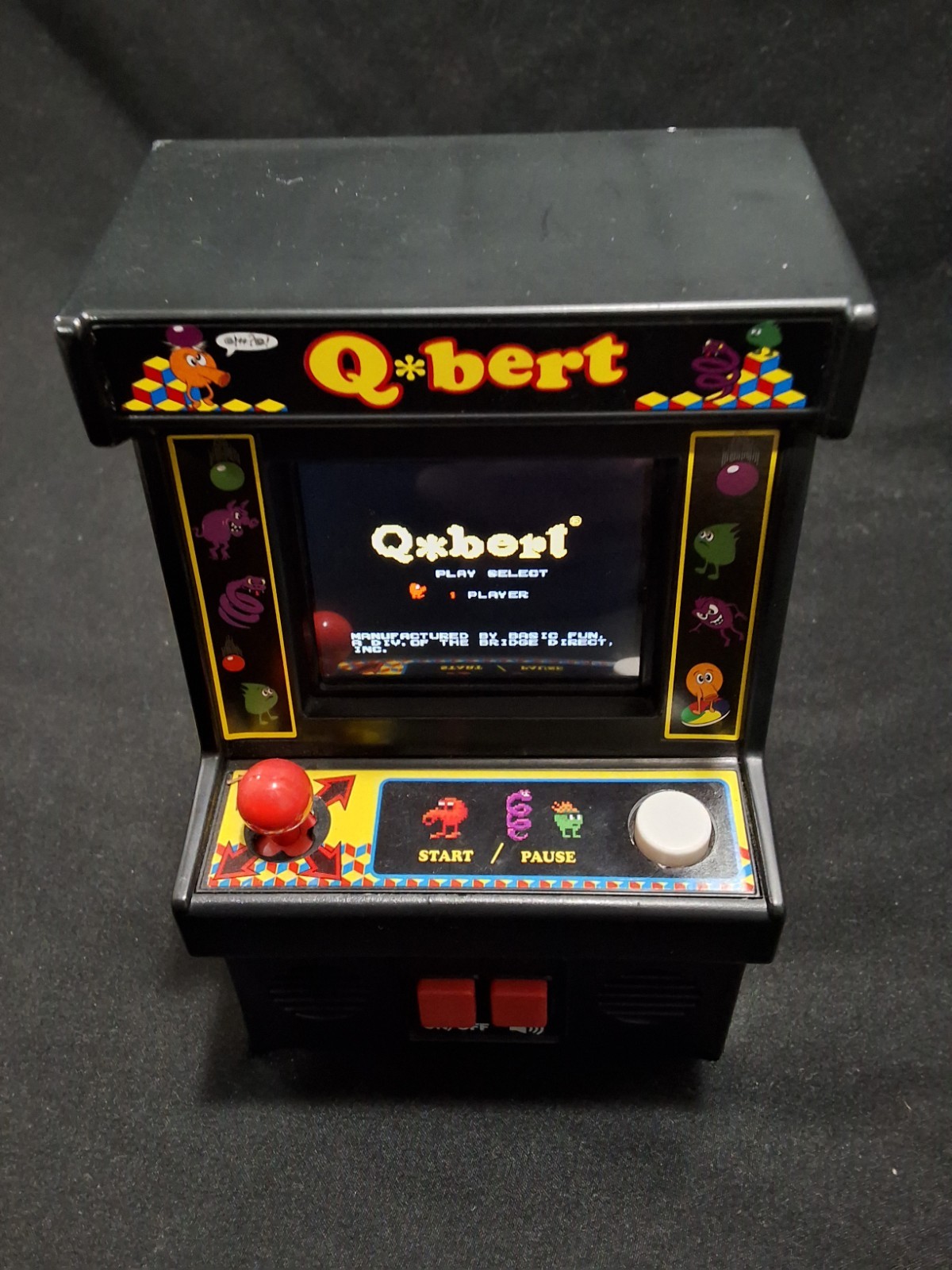 Basic Fun Arcade Classics Q*bert Mini Arcade Machine 2016 Reproduction