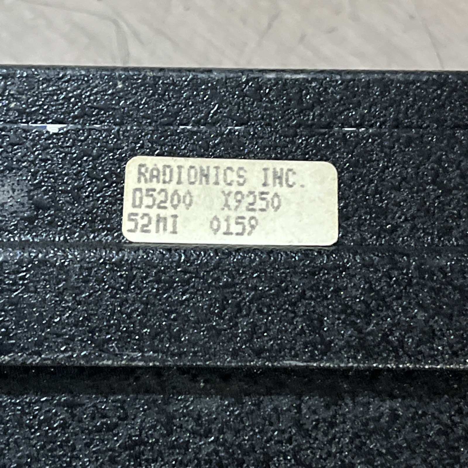BOSCH RADIONICS D5200 ALARM PROGRAMMER