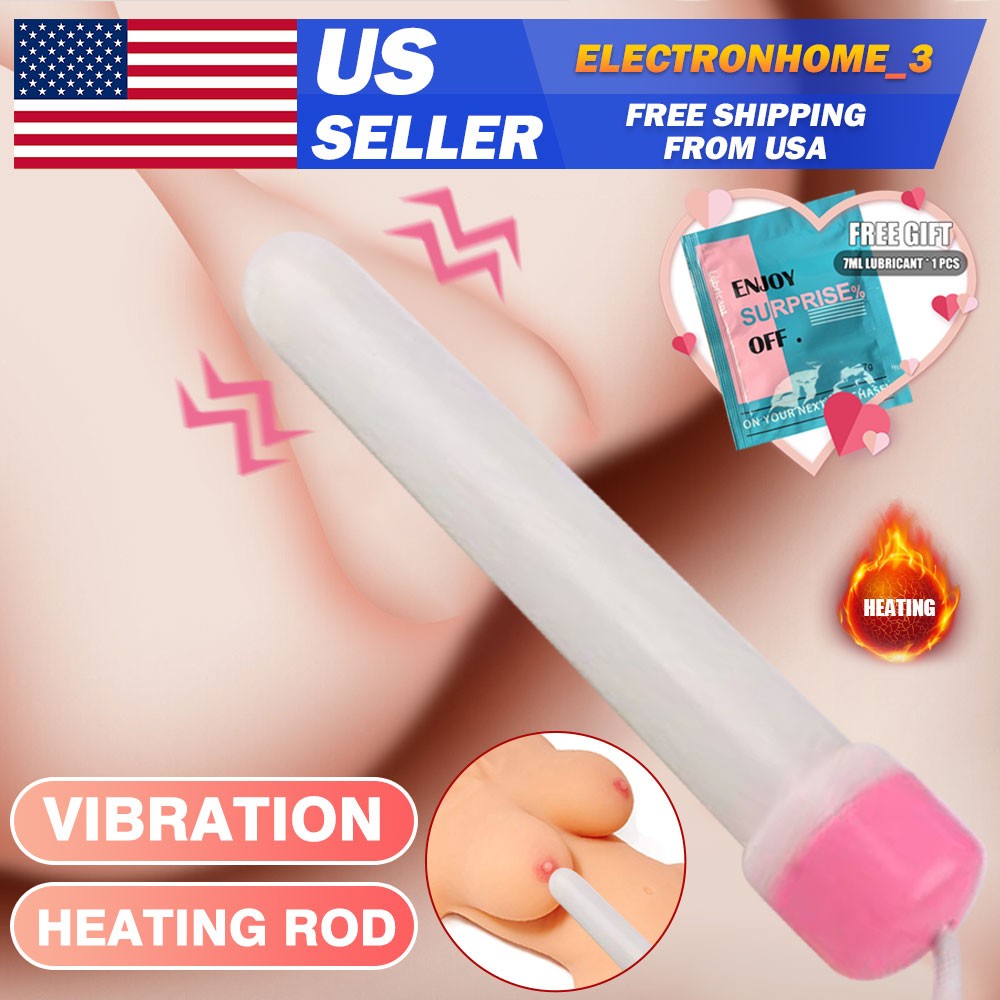 USB Heating Rod Dildo Warm Vibrator for Male Masturbator Doll Men-Women Sex Toy