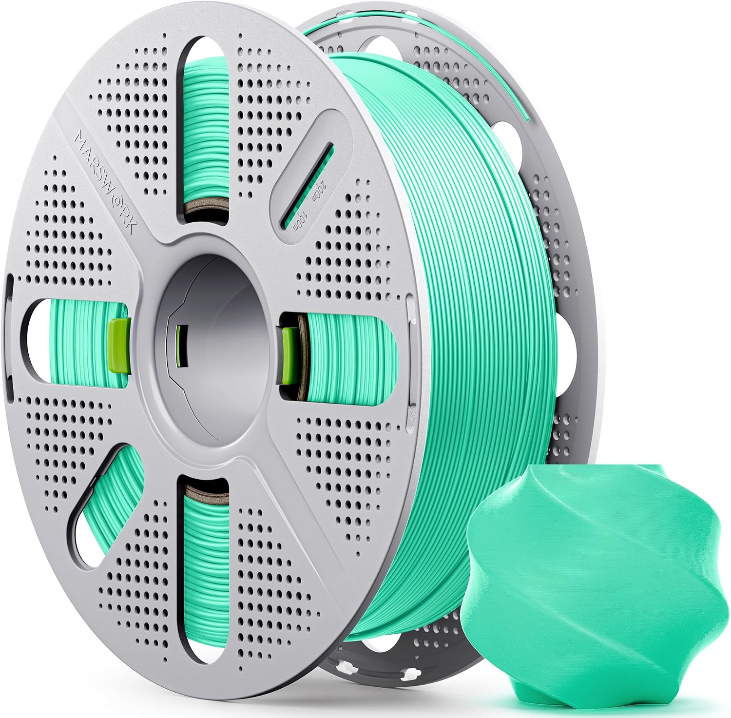 PLA Basic, Pre-Dried Filament with Quick-Swap Reusable Spool 1Kg (2.2Lbs), 1.75M
