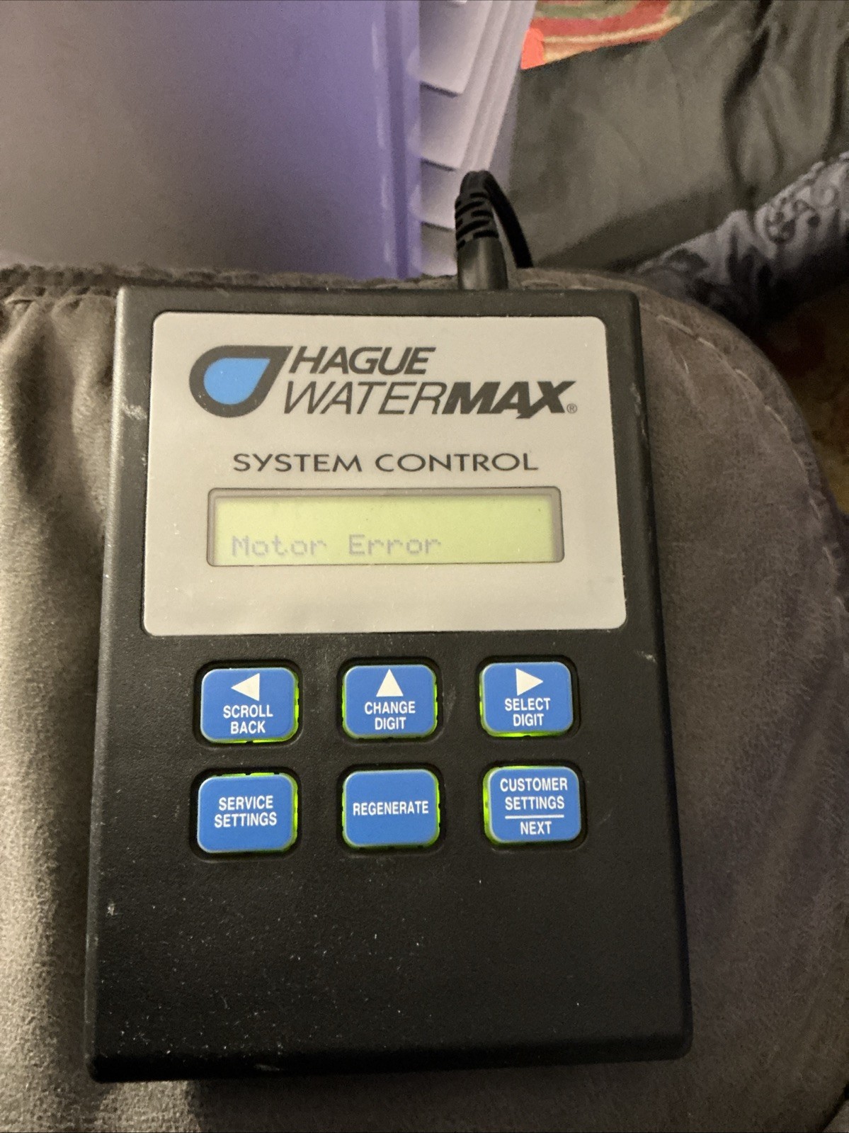 HAGUE WATERMAX SYSTEM CONTROL PANEL