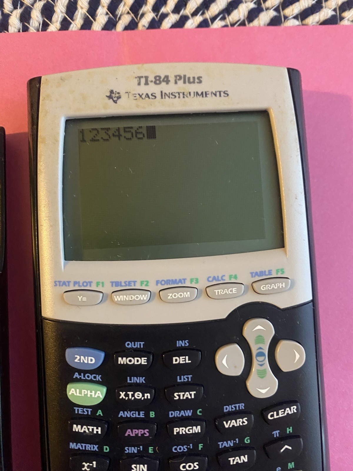 Texas Instruments TI-84 Plus Graphing Calculator Tested Working