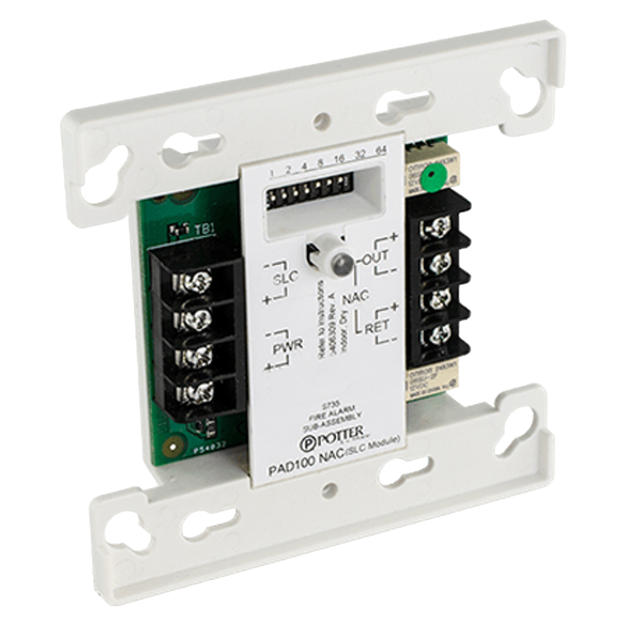 POTTER PAD100-NAC - Pad 100 Notification Appliance Circuit