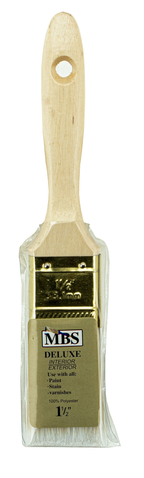 2pc Paint Brush 1.5" Width 100% Polyester For all Paints Interior/Exterior