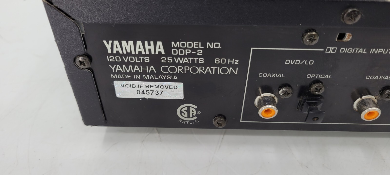 Yamaha DDP-2 Digital Sound Processor - TESTED - EB-12367