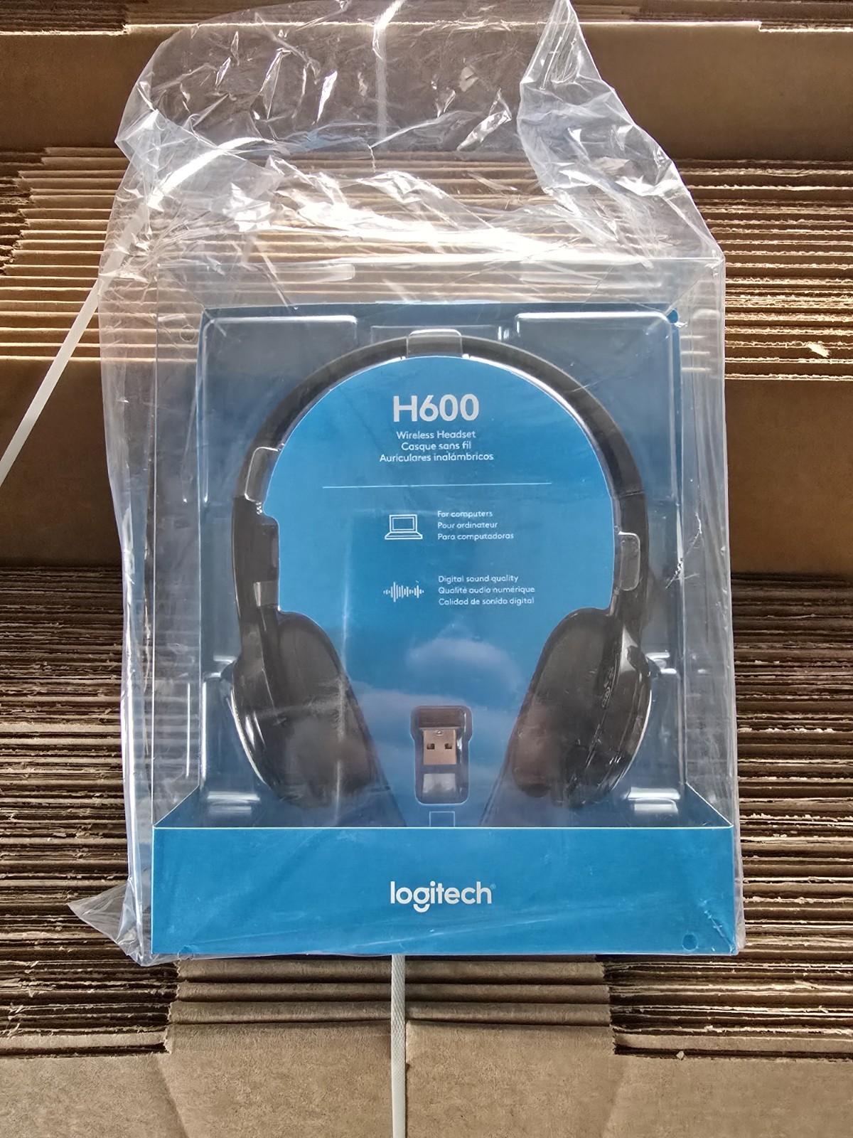 Logitech H600 Wireless Headset BRAND NEW FACTORY SEALED Headphones NIB