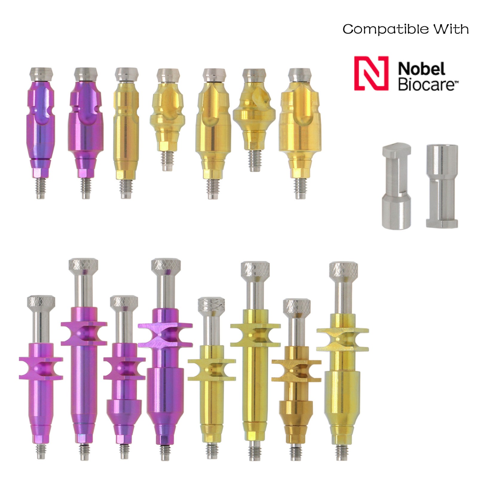 US Nobel Biocare NP/RP Implant Lab Analog Open/Closed Tray Impression Coping