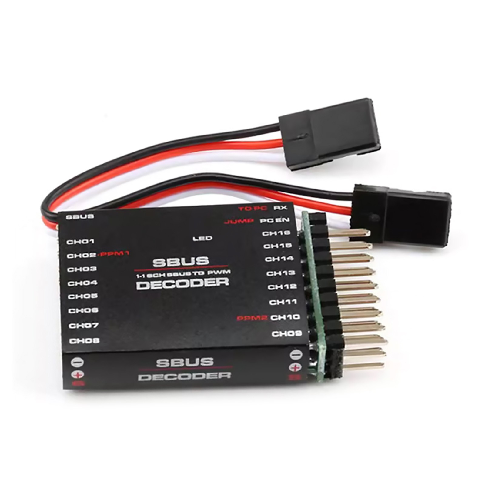 SBUS to PWM / PPM Decoder 16CH Compatible For Futaba For Frsky Transmitter