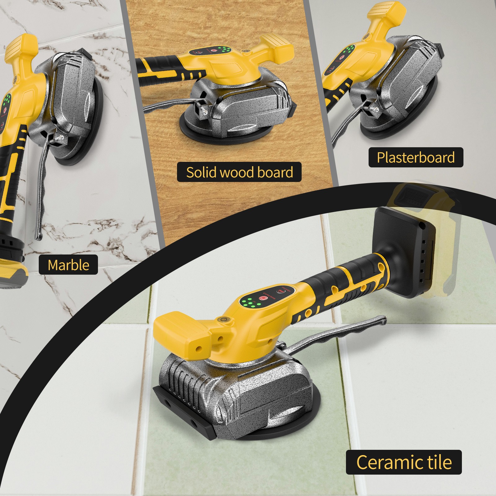 Tile Vibration Machine Tool 5 Speeds Tile Vibration Leveling Machine for DeWalt