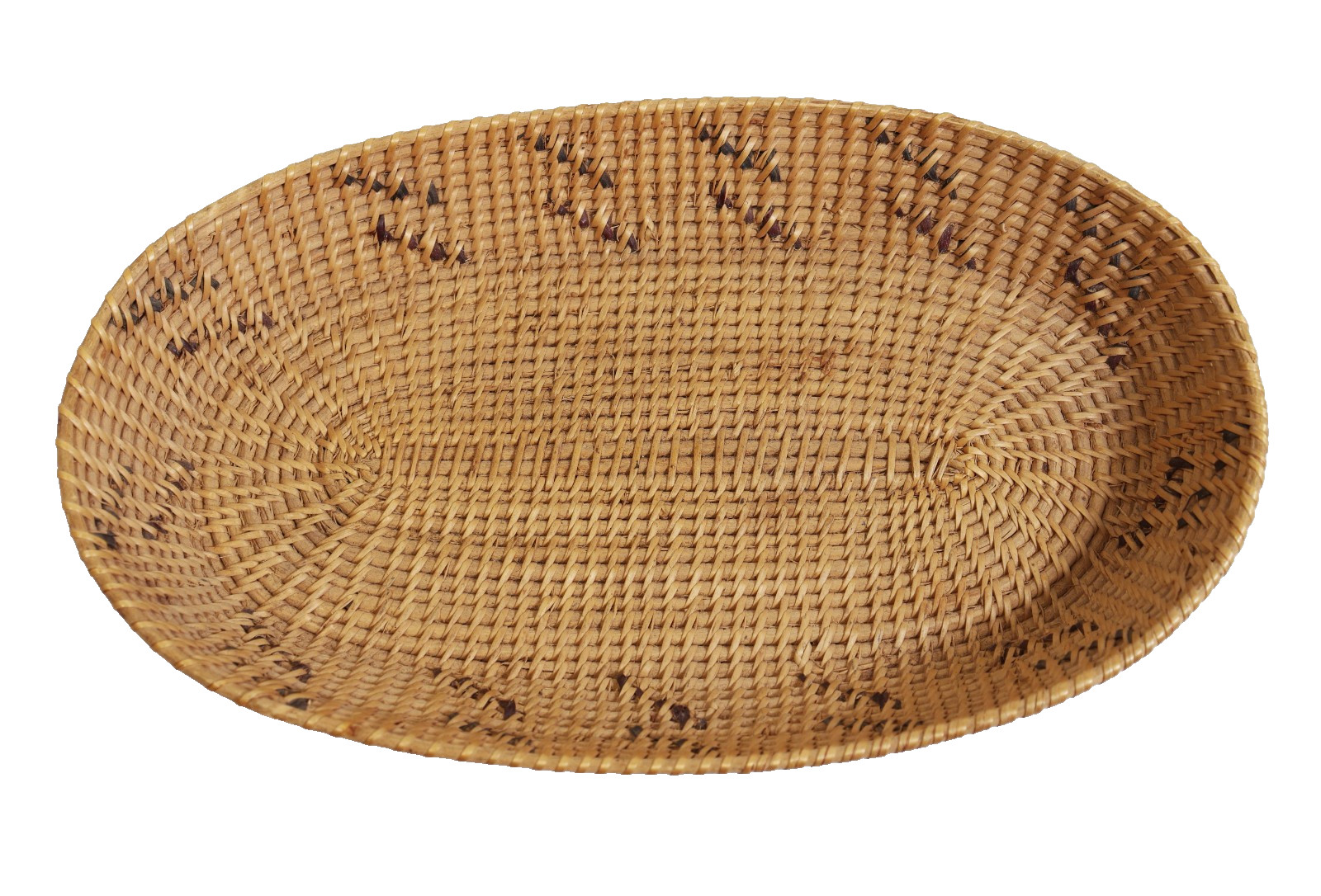 1930's Oval Basketry Tray