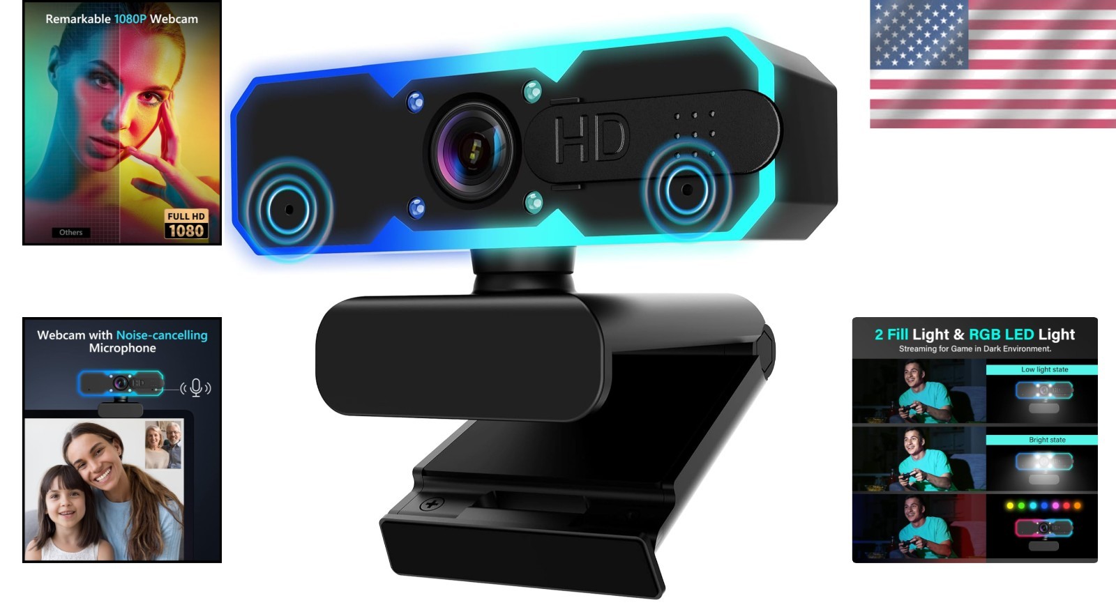 Streaming Camera for Gaming and Video Calling`-~