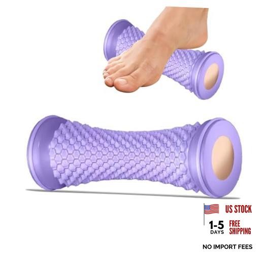 Purple Ball Roller Massager for Feet & Hands - Muscle Stick for Foot Massager