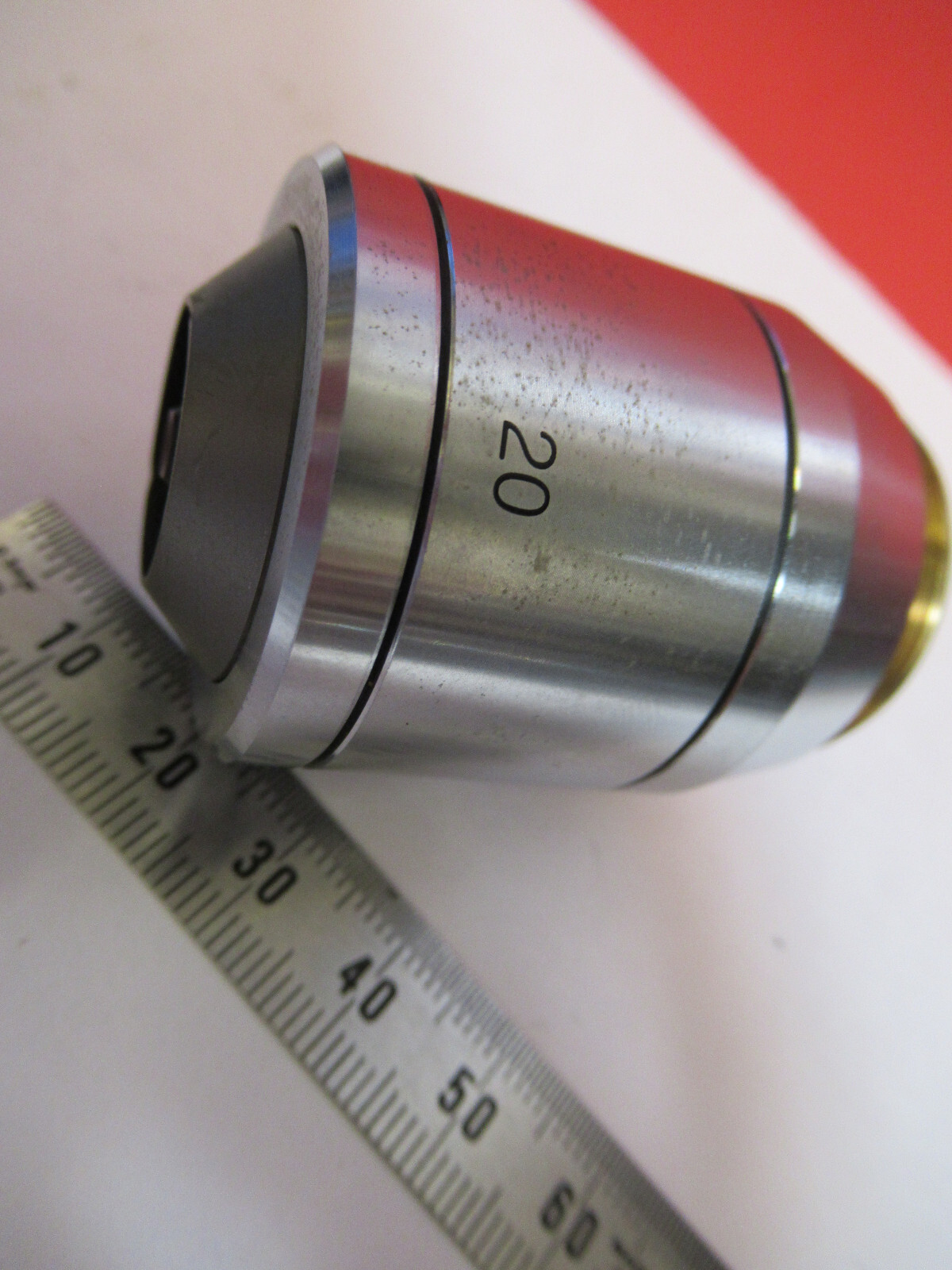MICROSCOPE PART REICHERT POLYVAR OBJECTIVE DIC IK FLUOR 20X OPTICS Y5-A-29