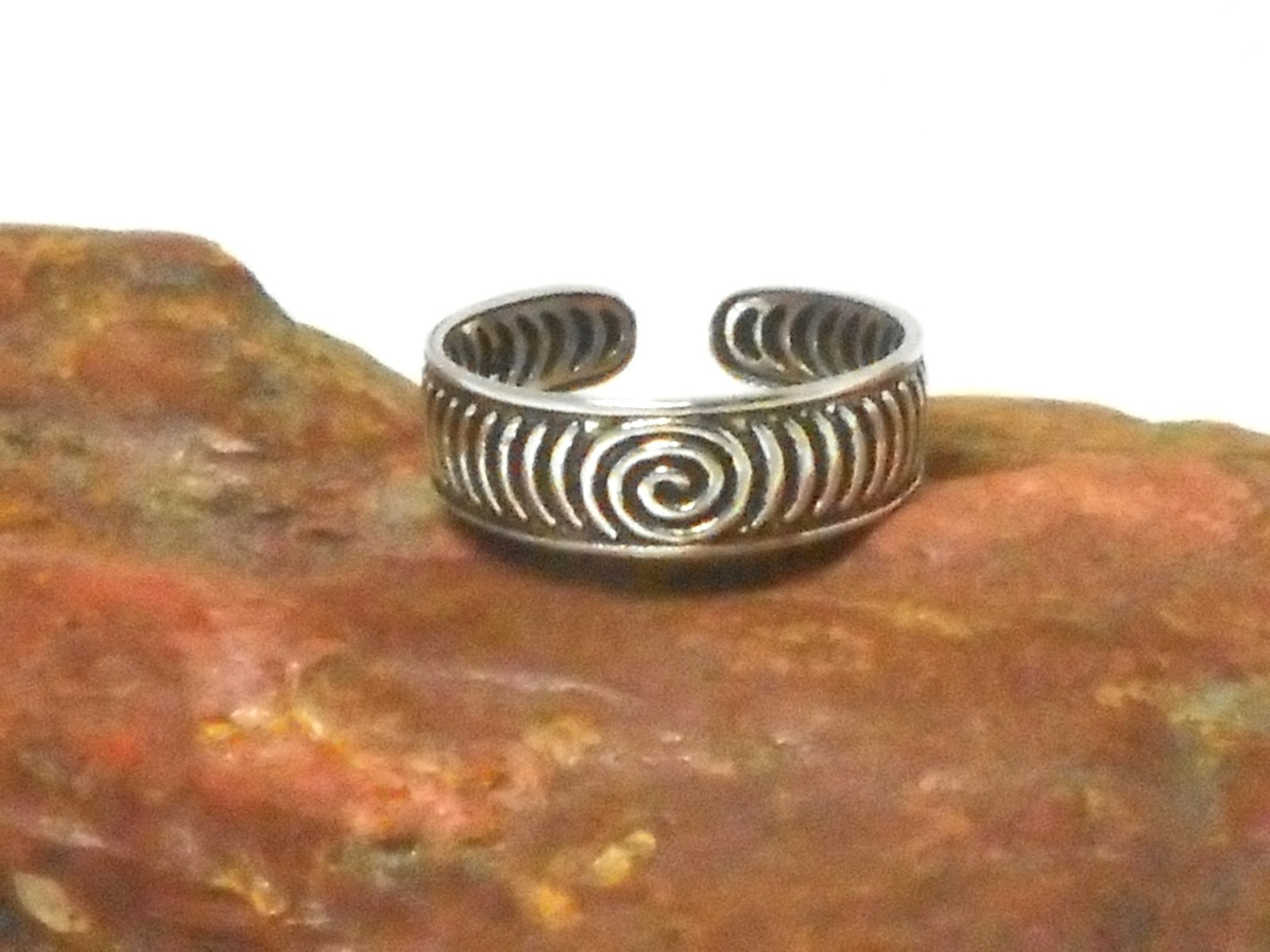 Adjustable Toe  Ring  Sterling  Silver  925