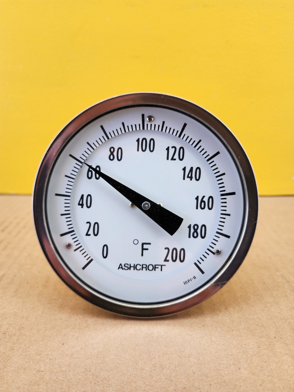 NEW Ashcroft 50EI60E040 0/200F EI Series Bimetal Industrial Thermometer, 4" Stem