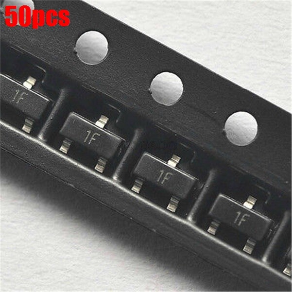 50Pcs BC847B BC847 SOT-223 45V 100Ma Small Signal Transistor in