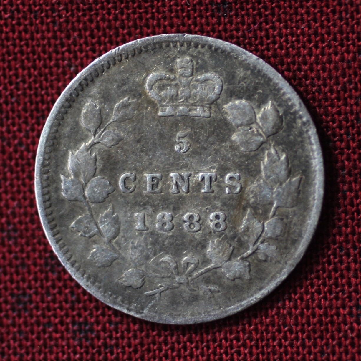 1888 5¢ Canada During the Reign of Queen Victoria KM#