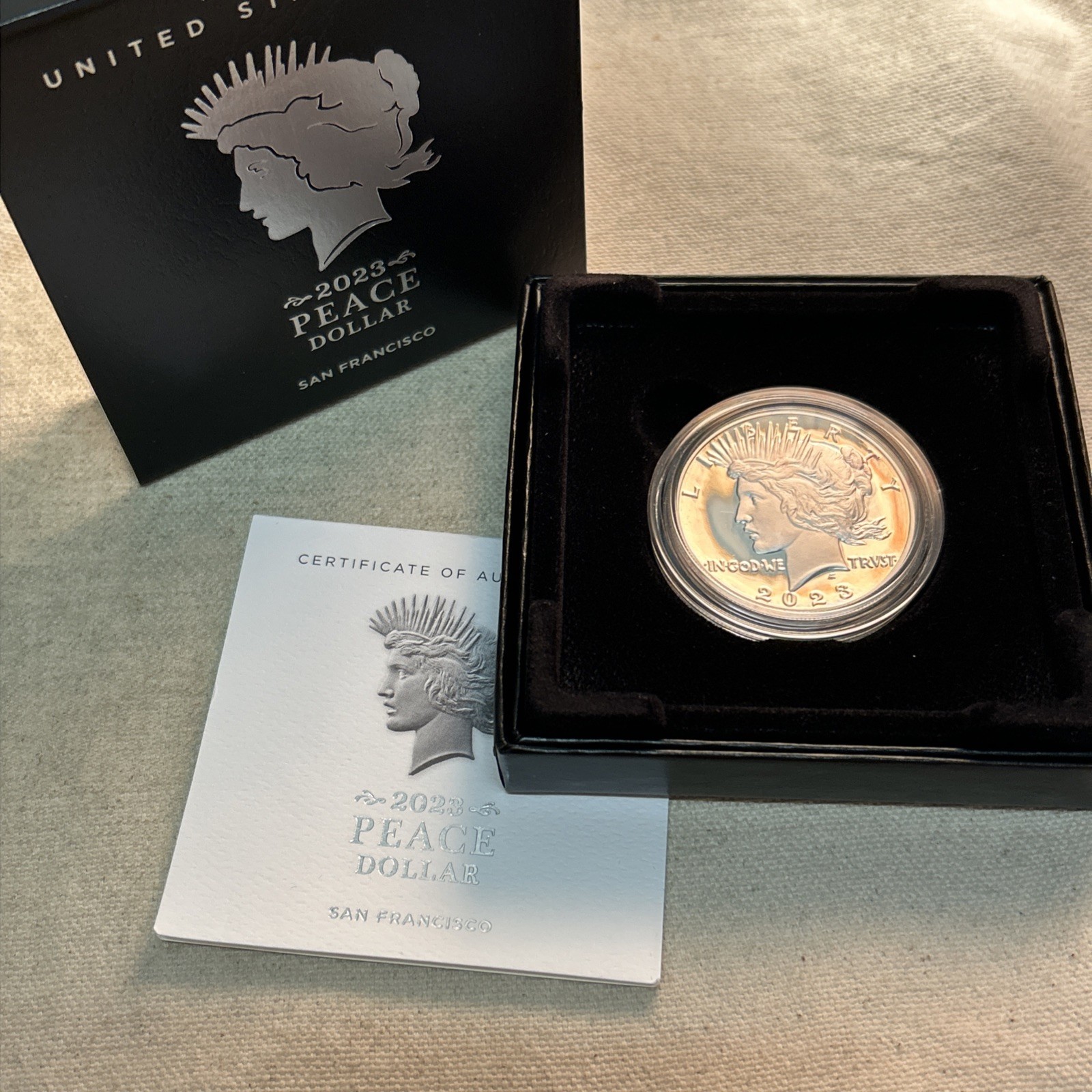 2023-S PEACE SILVER DOLLAR ~ PROOF ~ ALL ORIG. MINT PACKAGING