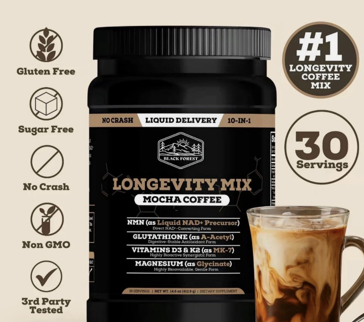 NEW SALE Black Forest Longevity Coffee (10-In-1)