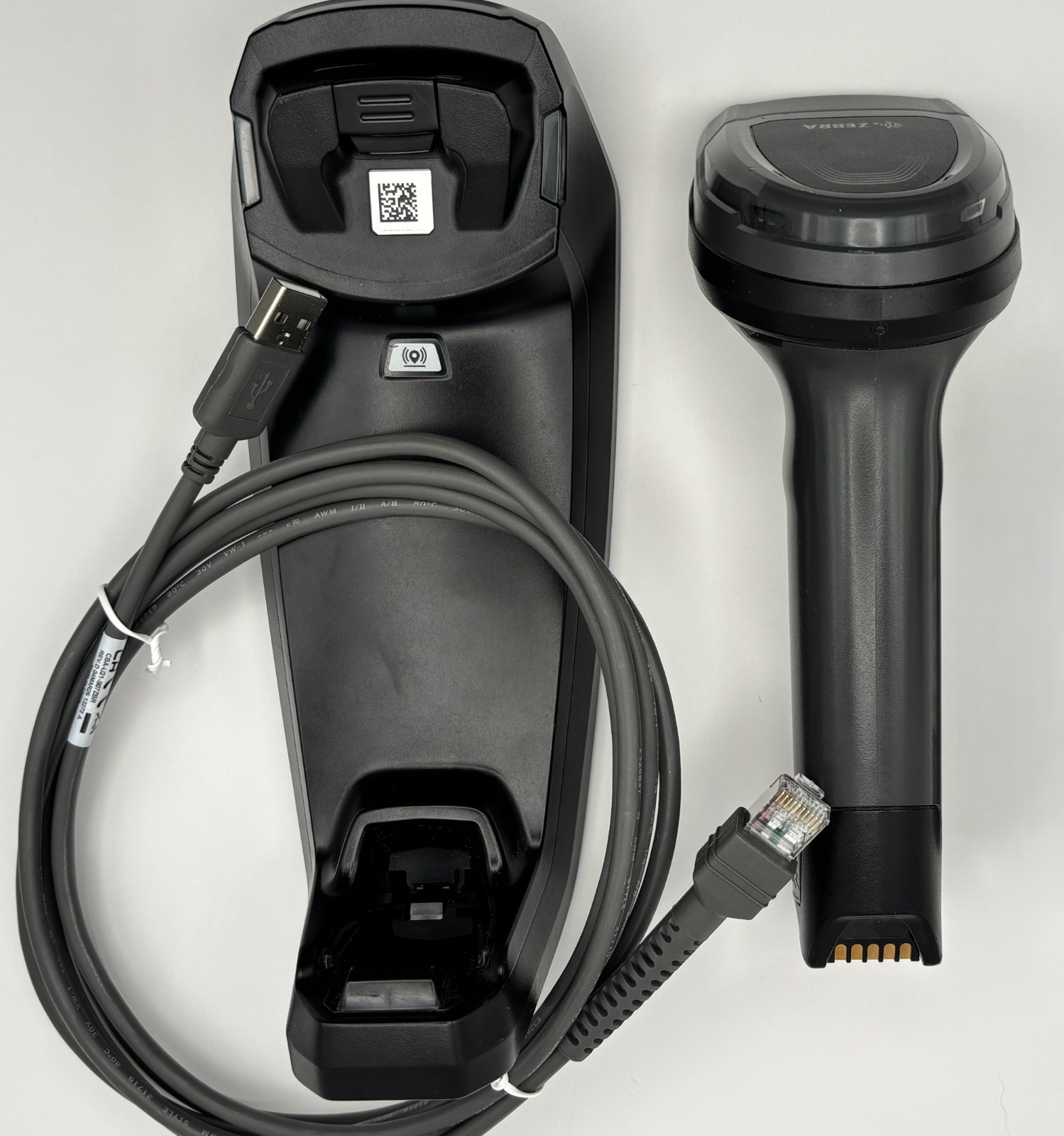 Zebra DS8178 Wireless 2D Barcode Scanner Kit + CR8178-SC Cradle & USB Tested