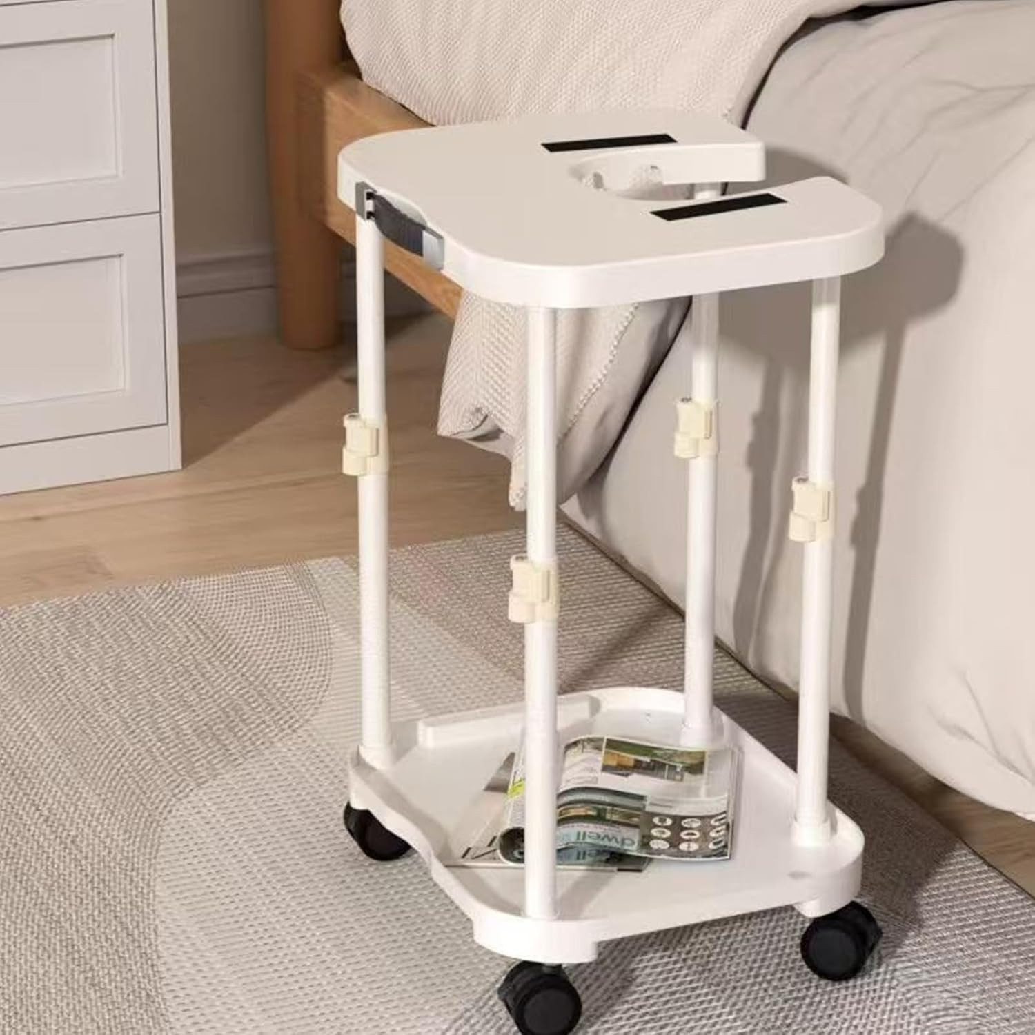 Adjustable Massage Headrest for Bed & Sofa, Perfect for Post-Surgery Comfort