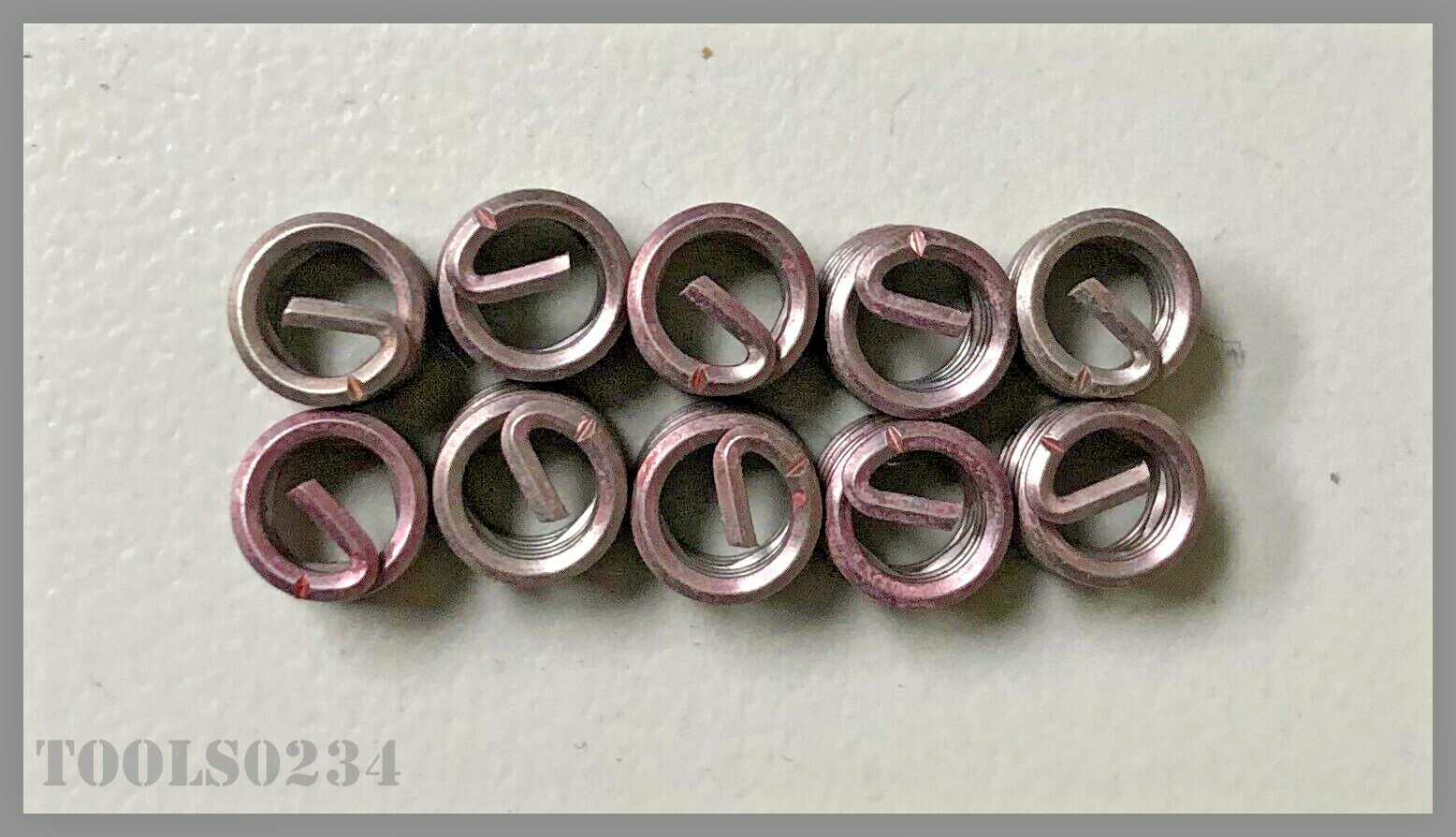 8-32 X .0246" TLC-2C-0246 Locking Thread Repair Inserts LOT OF 10 MS Insert Co