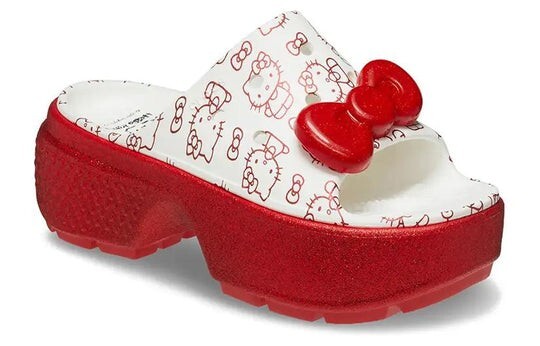 Crocs X Hello Kitty Stomp Slide Women Size 9 50th Ann. edition NWT 209815-100