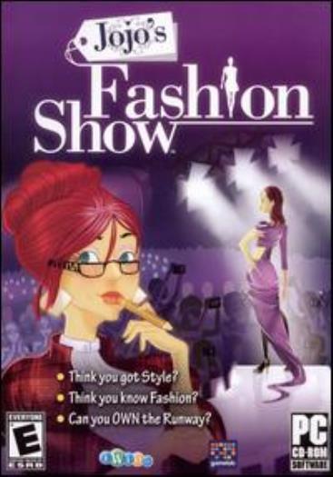Jojo's Fashion Show PC CD style runway judges designer create outfit puzzle game
