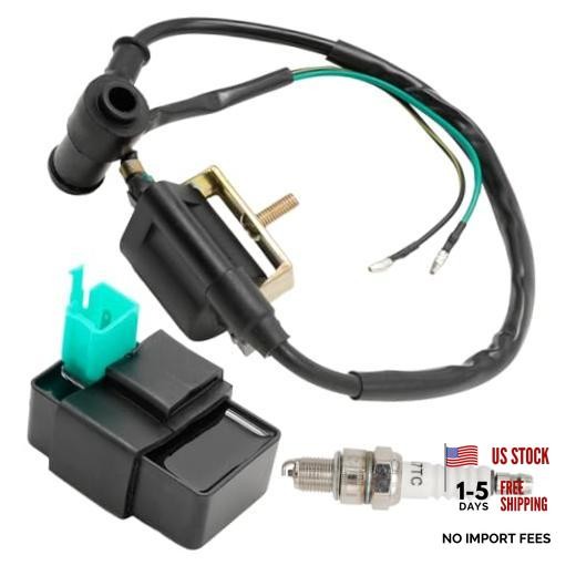 Ignition Coil 5 Pin CDI Box Spark Plug, 5 Pin Adjustable AC CDI Motorcycle