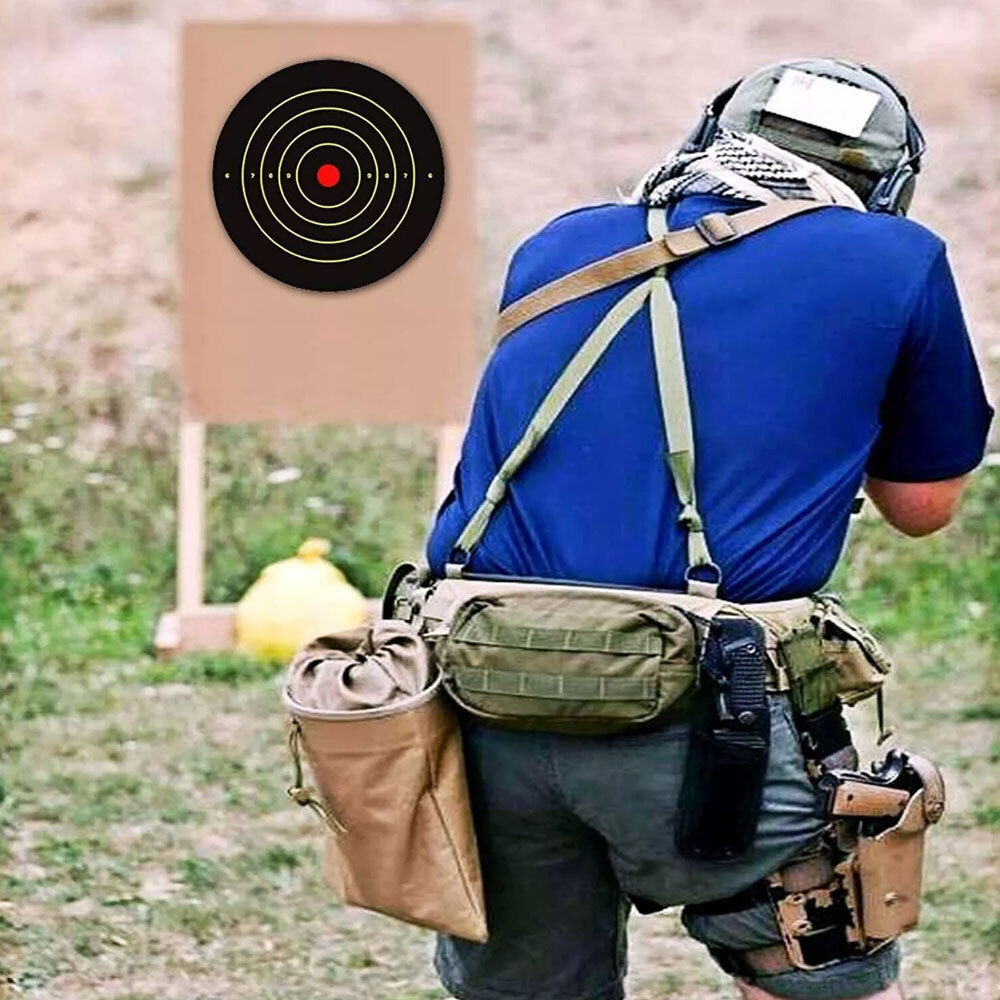 60Pack 8" Shooting Targets Splatter Gun Rifle Paper Target Practice Exercise US