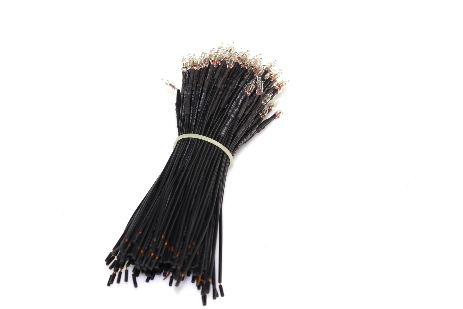 Lot of 100 Light Emitting Diode With Cable