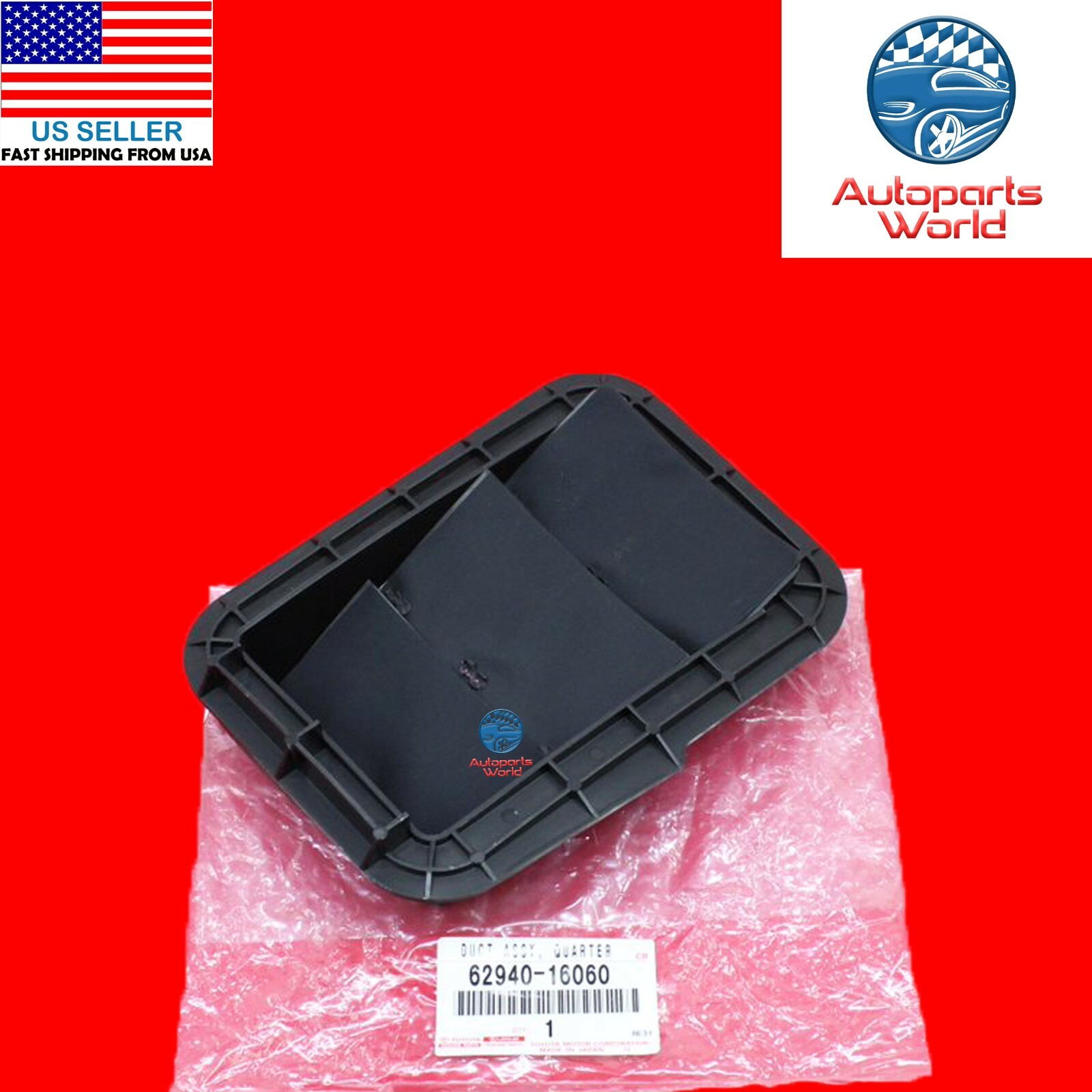 GENUINE TOYOTA PRIUS tC xB PRIUS V CT200h LC500 QUARTER VENT DUCT 62940-16060