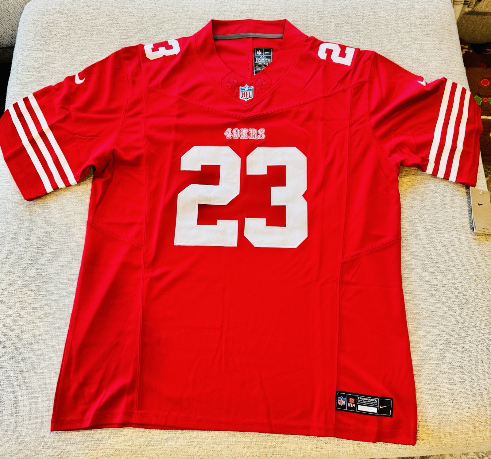 NWT San Francisco 49ers Limited Rivalry McCaffrey #23  Jersey Mens