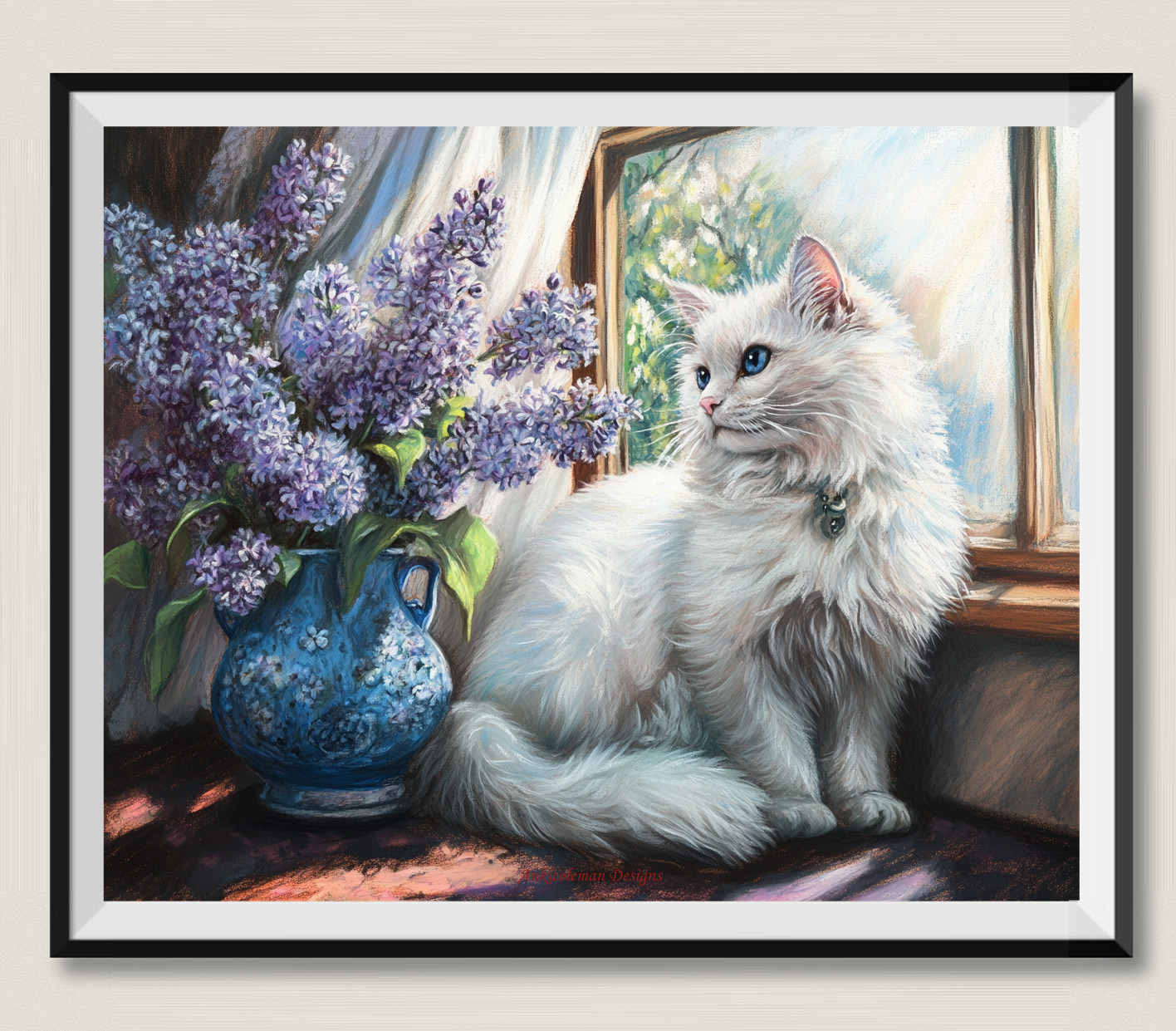Ragdoll and Lilac 2 DIY Chart Counted Cross Stitch Patterns Needlework DMC Color